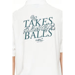 Huffer Ballsy Pique Golf-Poloshirt – Kreide