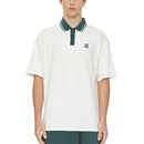 Huffer Check PAR Golf Polo -Hemd - Kreide