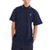 Huffer Check Par Golf Polo Shirt - Marine