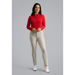 IBKUL Women's 5 Pocket Performance Golf Pant - Stone