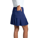 IBKUL Damen Flounce 16,5" Golf-Skort – Marineblau