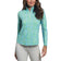 IBKUL Damen Josie Long Sleeve Zip Mock Neck – Türkis/Limette
