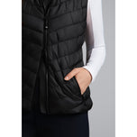 IBKUL Solide Golfweste für Damen – Schwarz