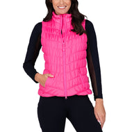 IBKUL Solide Golfweste für Damen – Hot Pink