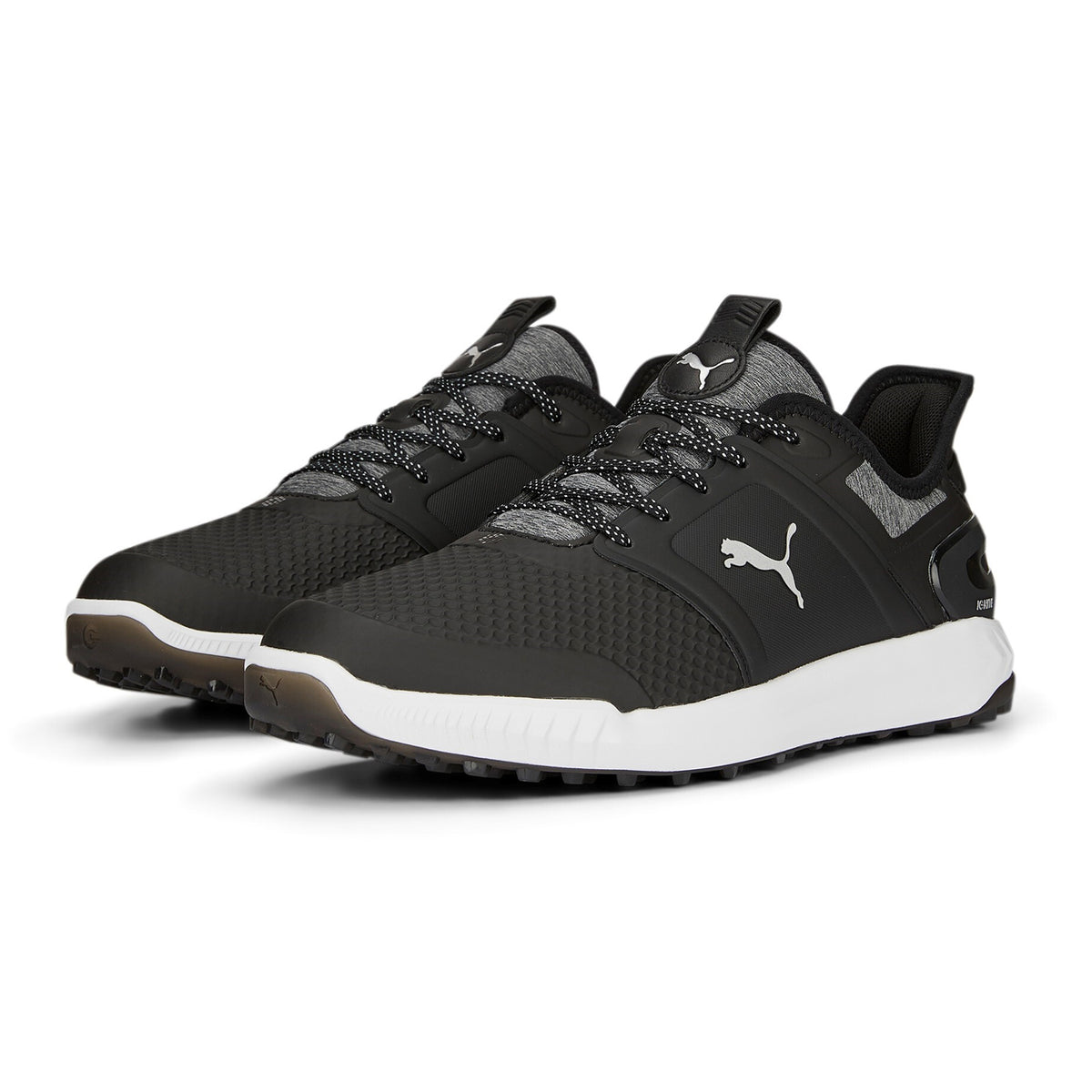 Puma Ignite Elevate Stickeless Wide Herren Golfschuhe - Puma Rücken/ Puma Silber