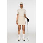 J. Lindeberg Women's Izara Golf Polo Shirt - Moonbeam