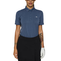 J. Lindeberg Women's Izara Golf Polo Shirt - Vintage Indigo