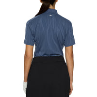 J. Lindeberg Women's Izara Golf Polo Shirt - Vintage Indigo