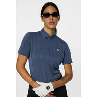 J. Lindeberg Women's Izara Golf Polo Shirt - Vintage Indigo