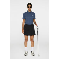 J. Lindeberg Women's Izara Golf Polo Shirt - Vintage Indigo
