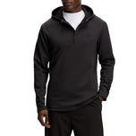 J.Lindeberg Aerial Quarter Zip Golf Hoodie - Black