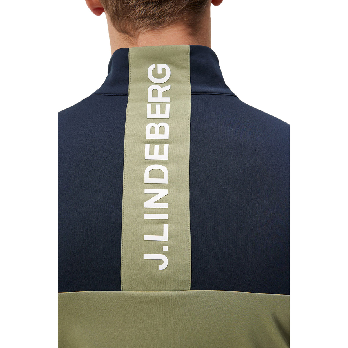 J. Lindeberg Banks Golf Mid -Layer - Ölgrün