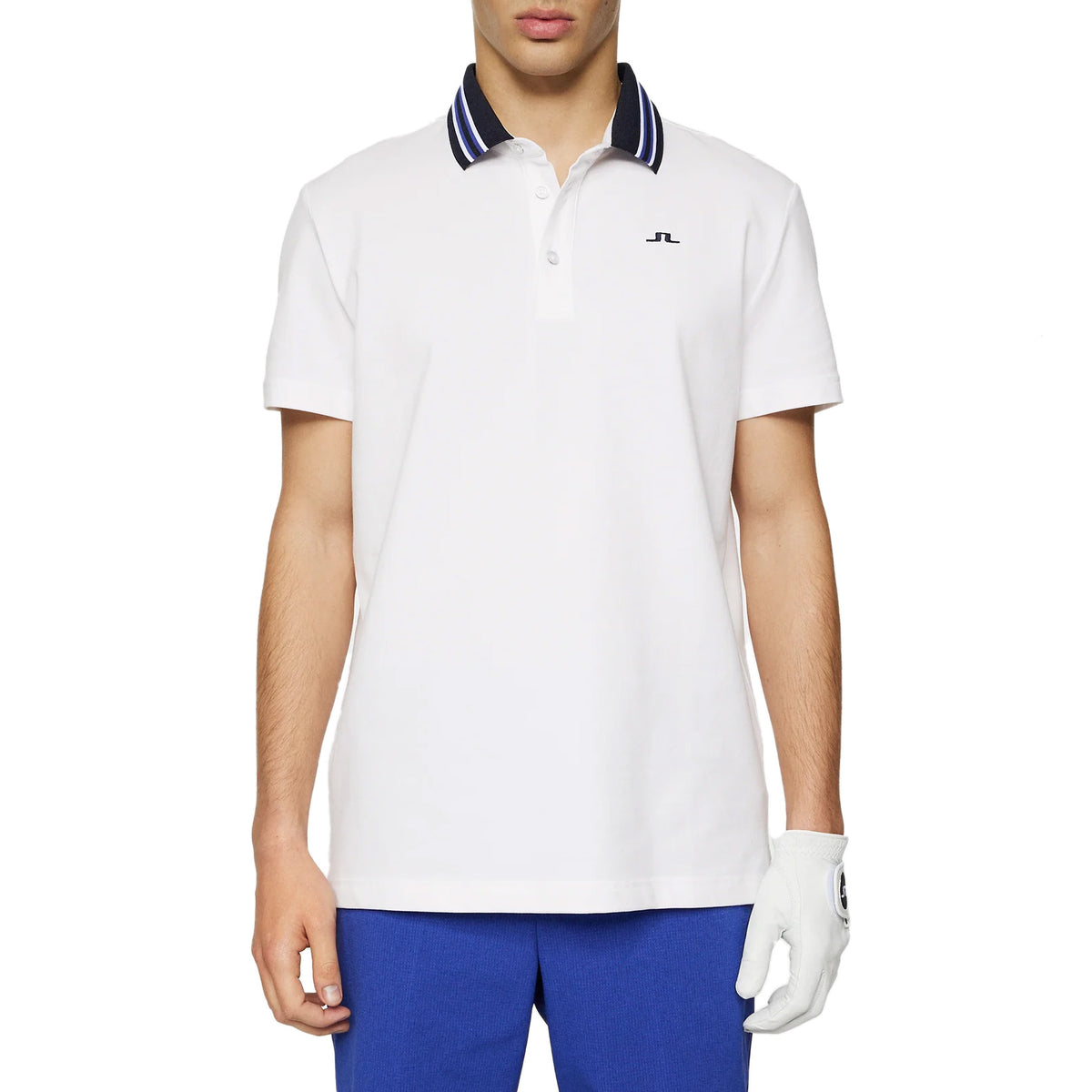 J. Lindeberg Bjorn Polo Golfhemd - Weiß