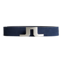 J. Lindeberg Bridger Nubuck Ledergürtel - Marine