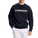 J.Lindeberg Club bedruckter Golf-Rundhalsausschnitt – JL Navy