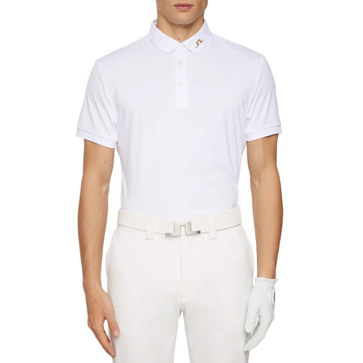J. Lindeberg KV Polo Golfhemd - Weiß
