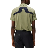 J.Lindeberg KV Polo Golf Shirt - Oil Green