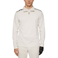 J. Lindeberg Leon Quarter Zip Mid -Layer - Moonbeam