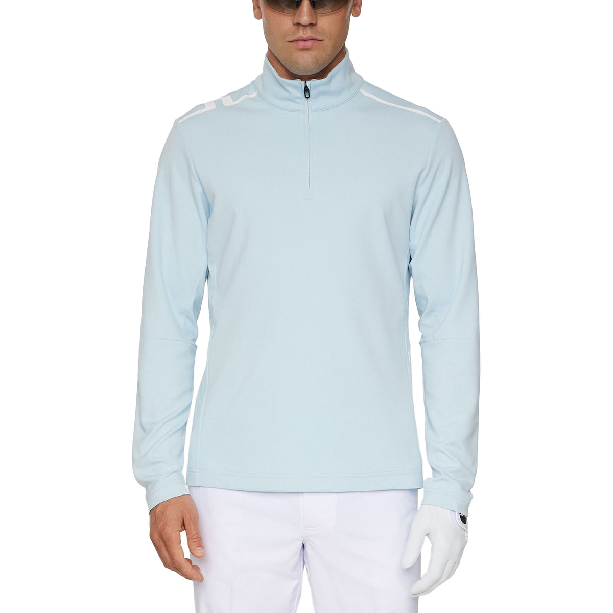 J. Lindeberg Leon Quarter Zip Mid -Layer - Winterhimmel