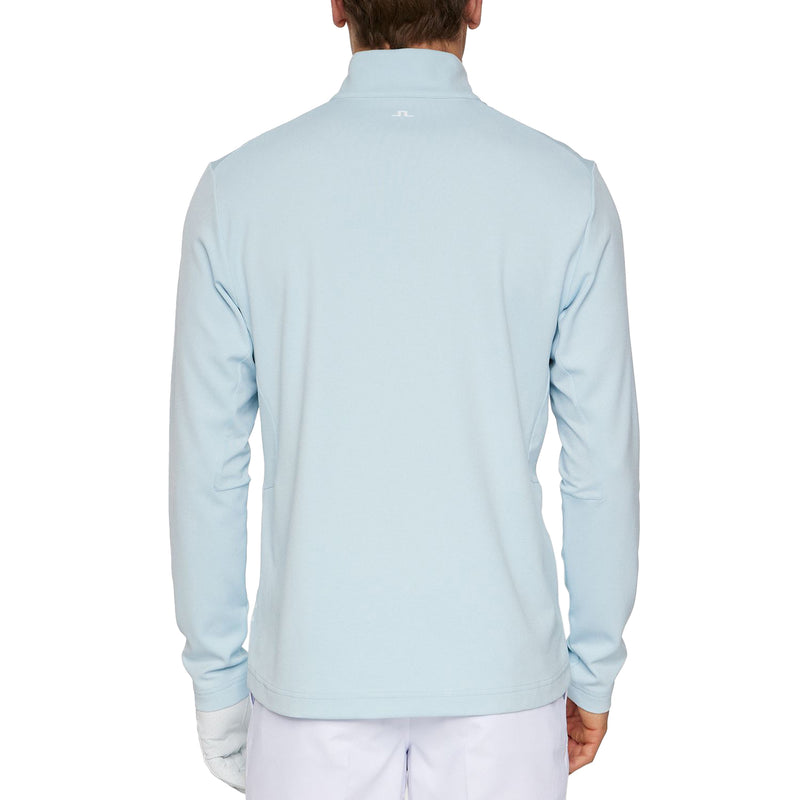 J. Lindeberg Leon Quarter Zip Mid -Layer - Winterhimmel