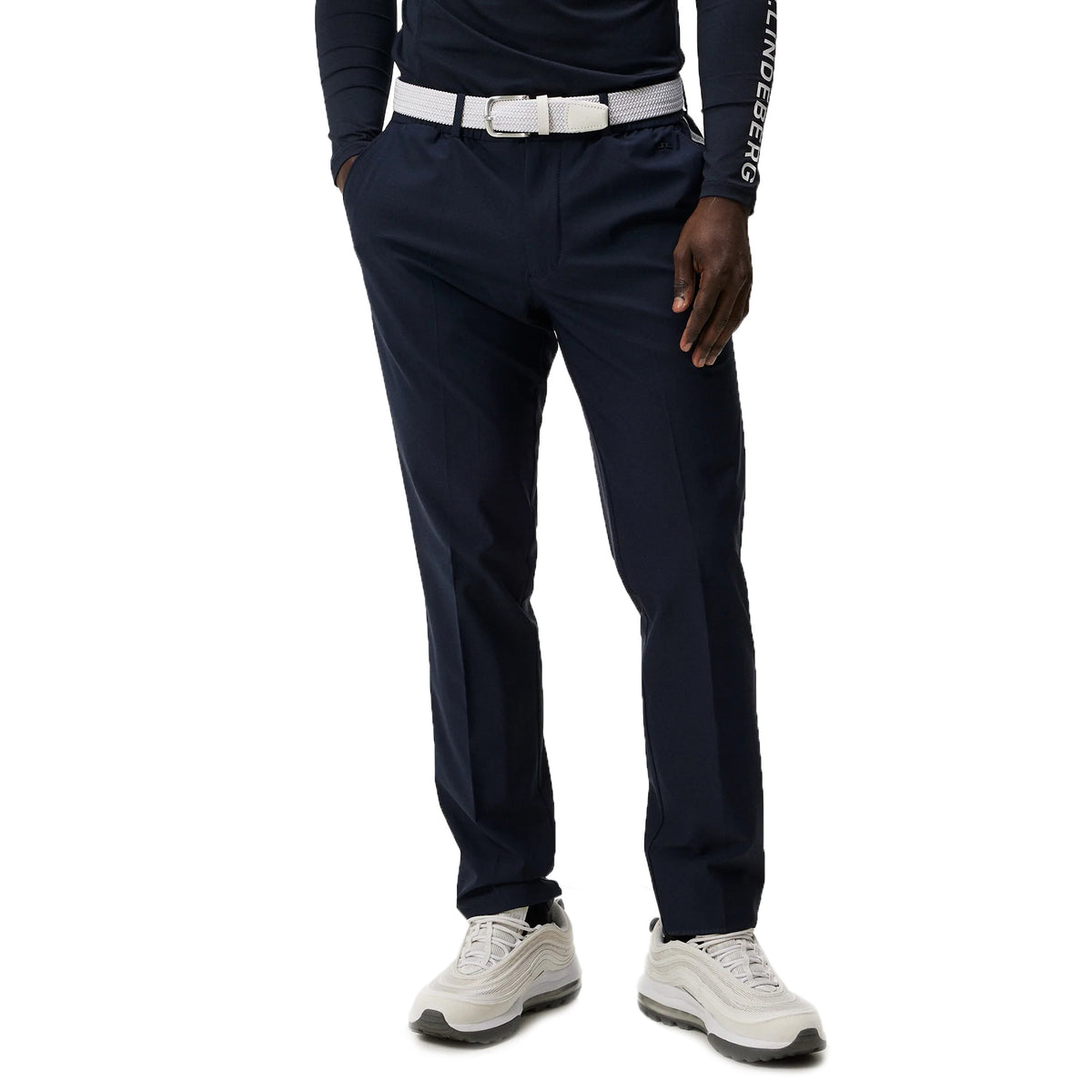 J.Lindeberg Stuart Streifengolfhose - JL Navy