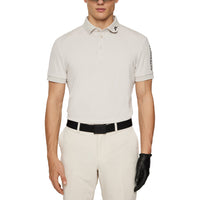 J. Lindeberg Tour Tech Polo Golf Shirt - Moonbeam
