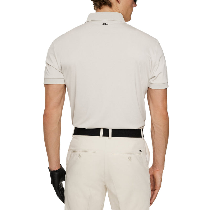 J. Lindeberg Tour Tech Polo Golf Shirt - Moonbeam