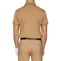 J.Lindeberg Tour Tech Polo Golf Shirt - Tigers Eye