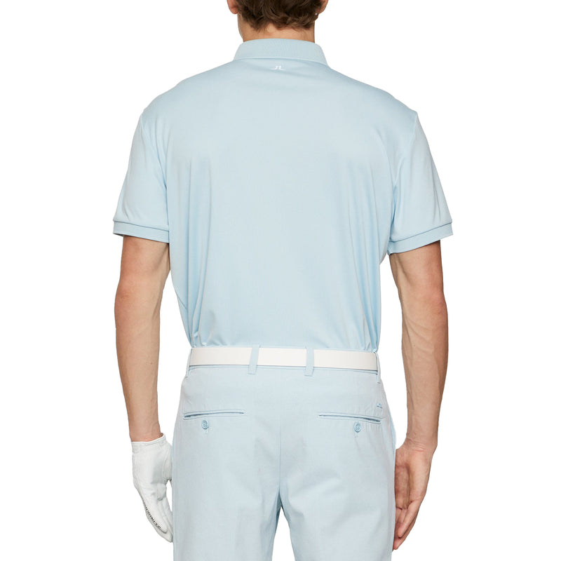 J. Lindeberg Tour Tech Polo Golf Shirt - Winter Sky
