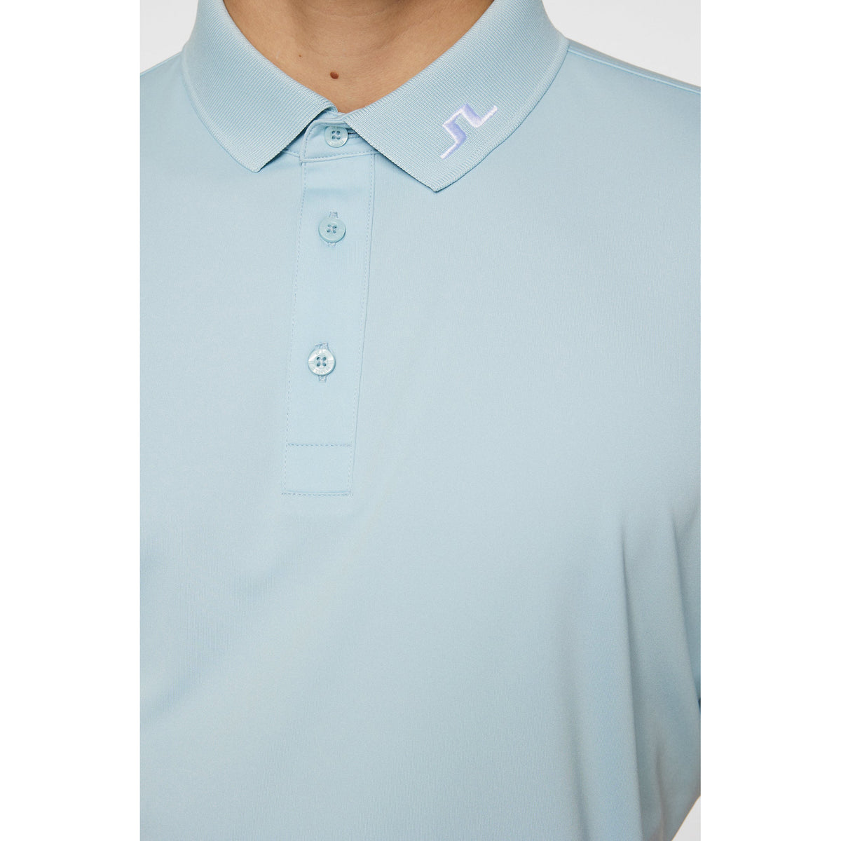 J. Lindeberg Tour Tech Polo Golf Shirt - Winter Sky