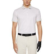 J. Lindeberg Tour Tech gedrucktes Golf Polo -Shirt - Shadow Bridge Moonbeam