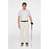 J. Lindeberg Tour Tech gedrucktes Golf Polo -Shirt - Shadow Bridge Moonbeam