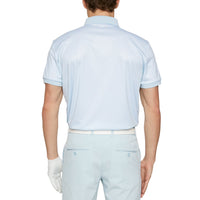 J. Lindeberg Tour Tech gedrucktes Golf Polo -Shirt - Winter Sky