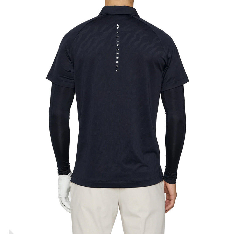 J. Lindeberg Wilhelm Polo Golf Shirt - JL Navy