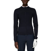 J. Lindeberg Women's Anna Strick -Zip -Golf -Pullover - JL Navy