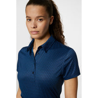 J.Lindeberg Women's Caitlyn Golf Polo -Hemd - Shadow Bridge Navy