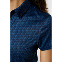J.Lindeberg Women's Caitlyn Golf Polo -Hemd - Shadow Bridge Navy
