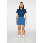 J.Lindeberg Women's Caitlyn Golf Polo Shirt - Shadow Bridge Navy