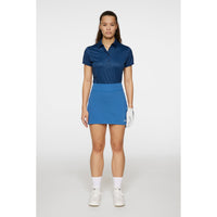 J.Lindeberg Women's Caitlyn Golf Polo -Hemd - Shadow Bridge Navy