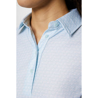 J. Lindeberg Women's Caitlyn Golf Polo -Hemd - Schattenbrücke Winterhimmel