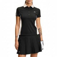 J.Lindeberg Damen Demi Golf Poloshirt – Schwarz