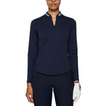 J.Lindeberg Harper Quarter Zip Mid Layer für Damen – JL Navy