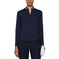 J.Lindeberg Harper Quarter Zip Mid Layer für Damen – JL Navy