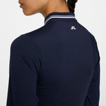 J.Lindeberg Harper Quarter Zip Mid Layer für Damen – JL Navy