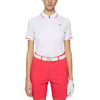 J.Lindeberg Women's Lee Golf Polo Shirt - White
