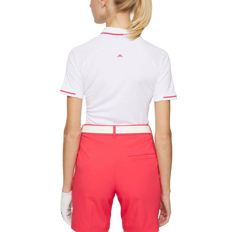 J. Lindeberg Women's Lee Golf Polo Shirt - Weiß