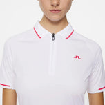 J. Lindeberg Women's Lee Golf Polo Shirt - Weiß