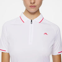 J.Lindeberg Women's Lee Golf Polo Shirt - White