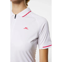 J.Lindeberg Women's Lee Golf Polo Shirt - White