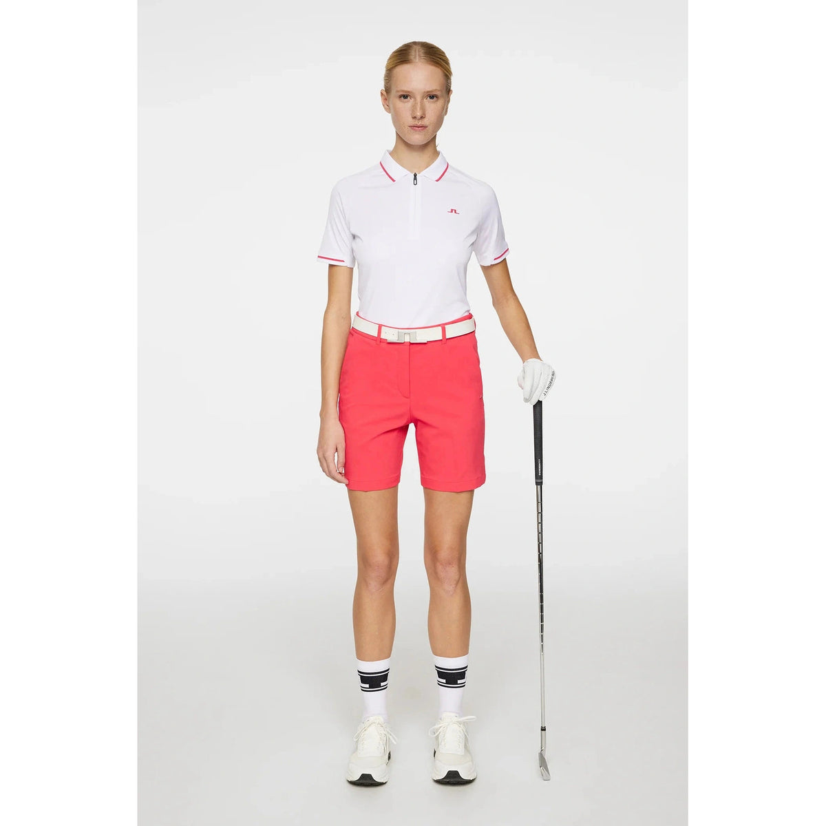 J.Lindeberg Women's Lee Golf Polo Shirt - White
